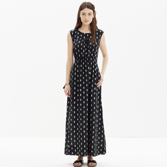 Madewell Ikat Brush Maxi Dress - Picture 3 of 17